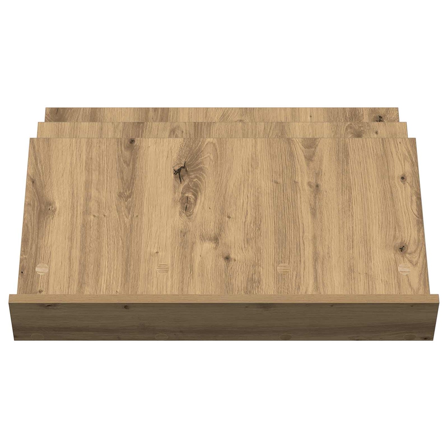 vidaXL Magazine Rack Artisan Oak 65 x 53 x 28.5 cm Engineered Wood