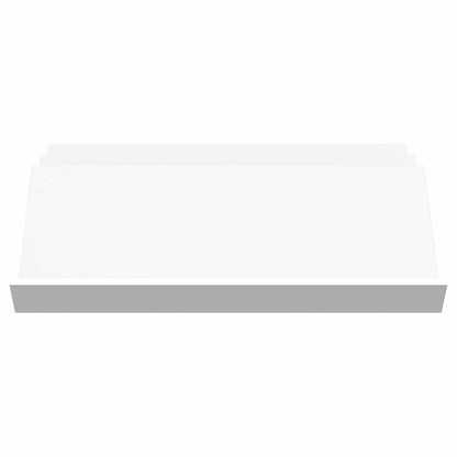 vidaXL Magazine Rack White 90 x 53 x 28.5 cm Engineered Wood