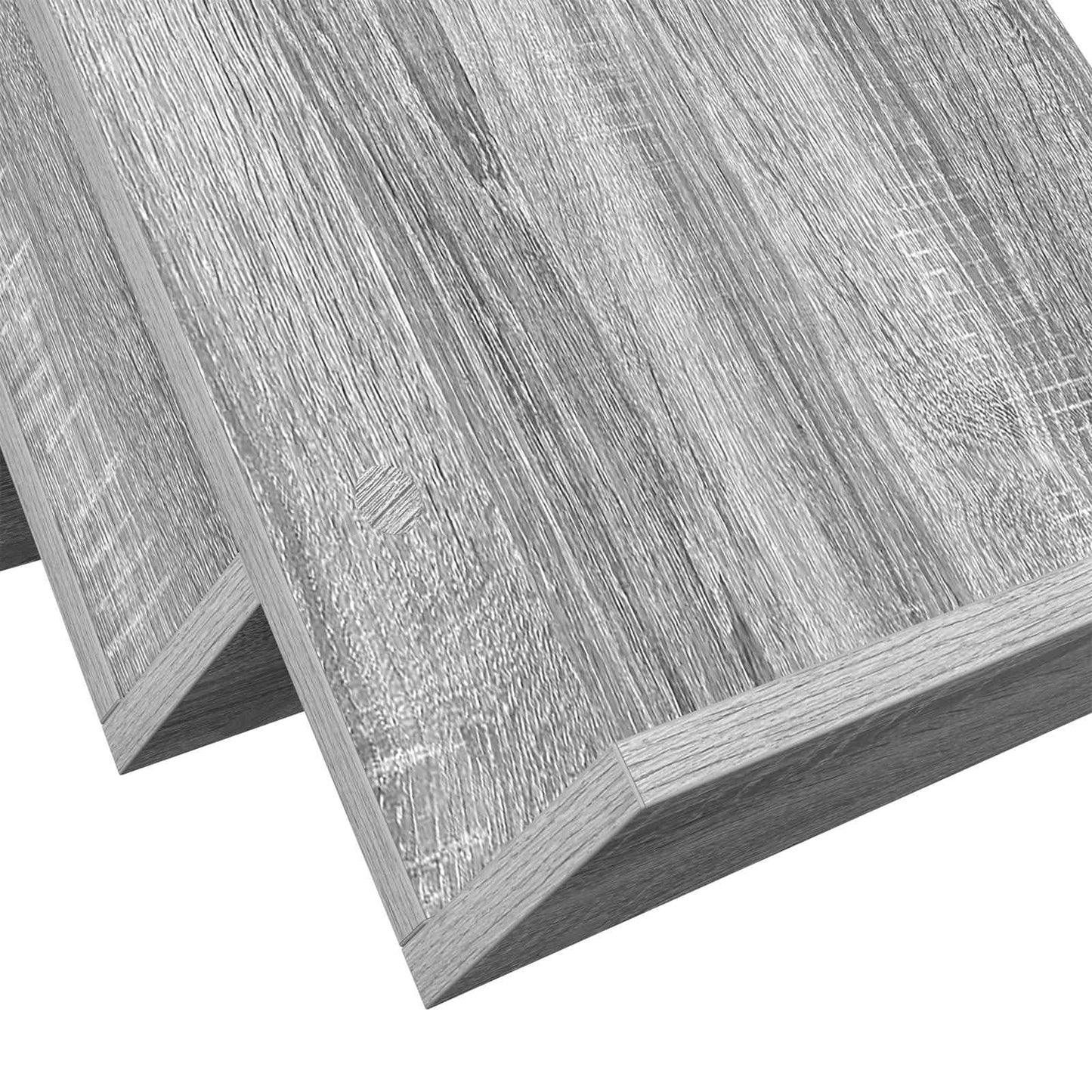 vidaXL Magazine Rack Grey Sonoma 90 x 53 x 28.5 cm Engineered Wood