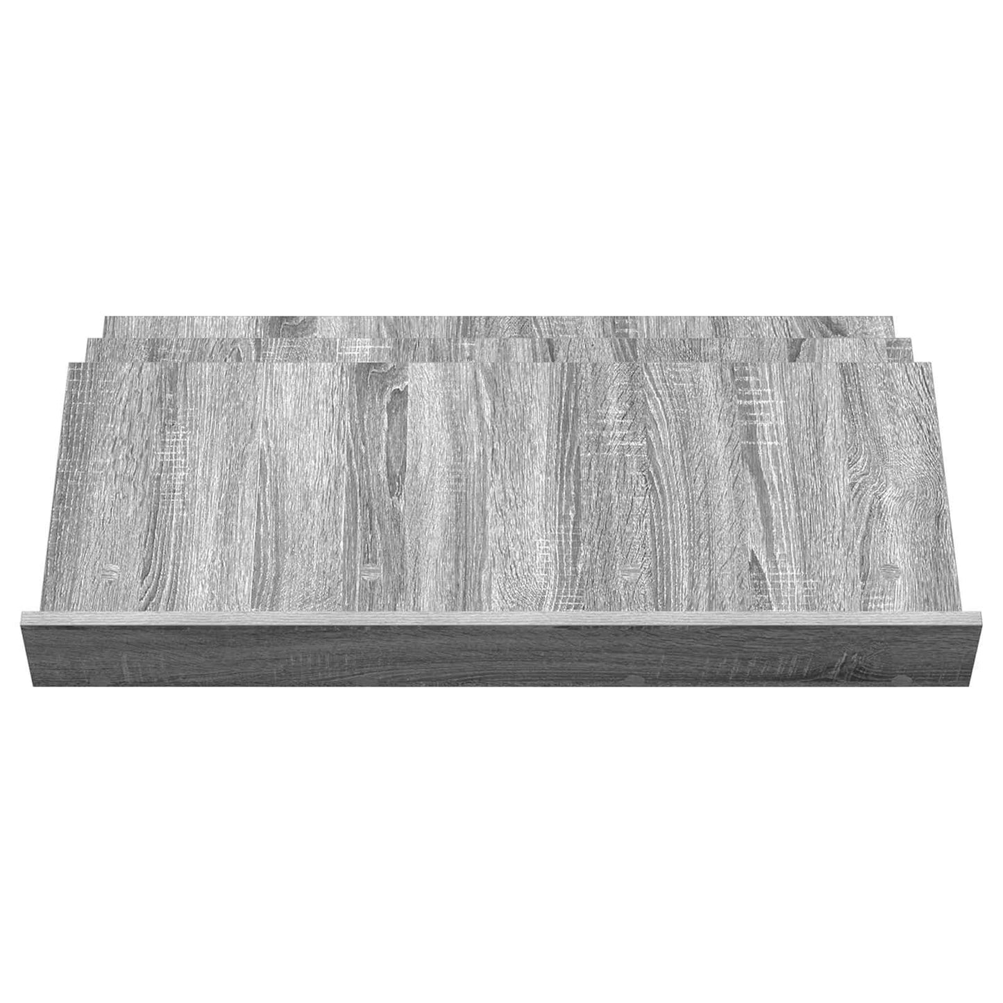vidaXL Magazine Rack Grey Sonoma 90 x 53 x 28.5 cm Engineered Wood