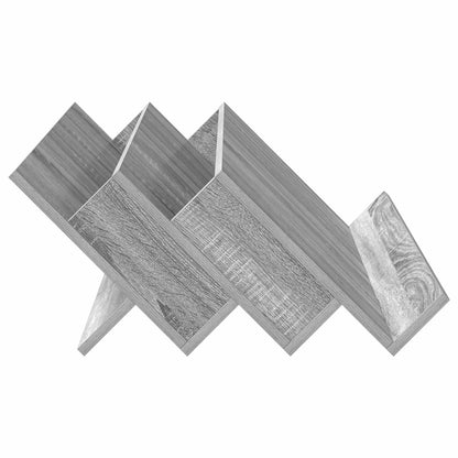 vidaXL Magazine Rack Grey Sonoma 90 x 53 x 28.5 cm Engineered Wood