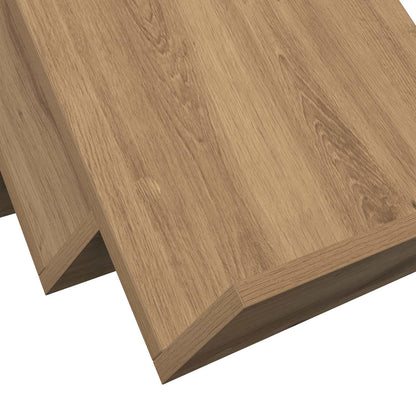 vidaXL Magazine Rack Artisan Oak 90 x 53 x 28.5 cm Engineered Wood