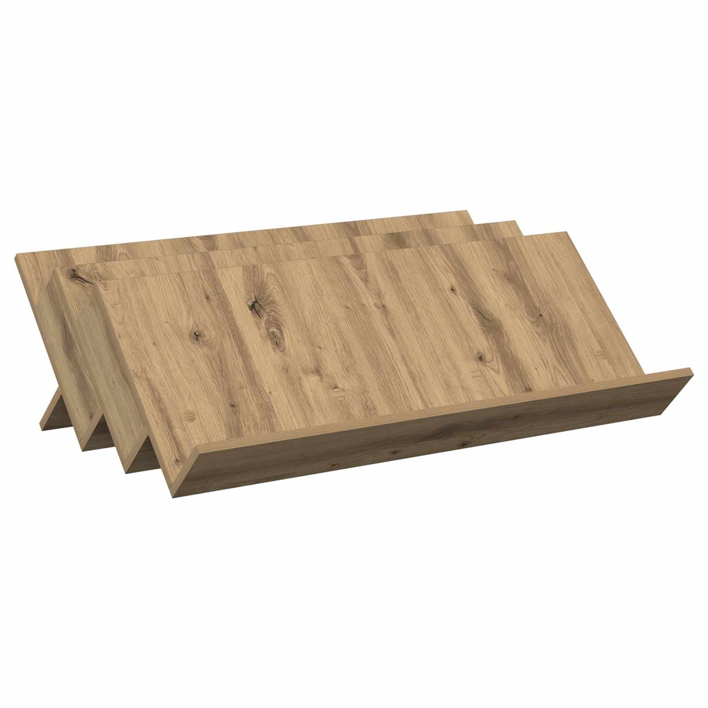 vidaXL Magazine Rack Artisan Oak 90 x 53 x 28.5 cm Engineered Wood
