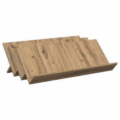 vidaXL Magazine Rack Artisan Oak 90 x 53 x 28.5 cm Engineered Wood