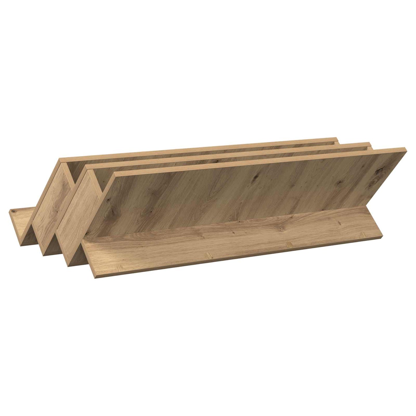 vidaXL Magazine Rack Artisan Oak 90 x 53 x 28.5 cm Engineered Wood