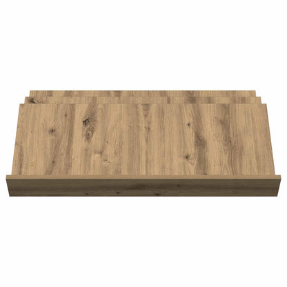 vidaXL Magazine Rack Artisan Oak 90 x 53 x 28.5 cm Engineered Wood