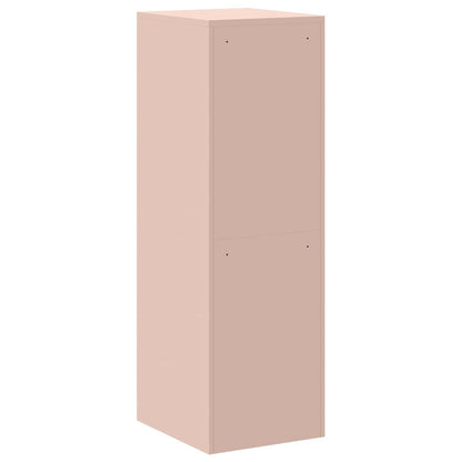 vidaXL File Cabinet with Shelf Pink 44 x 50 x 139 cm Cold-Rolled Steel