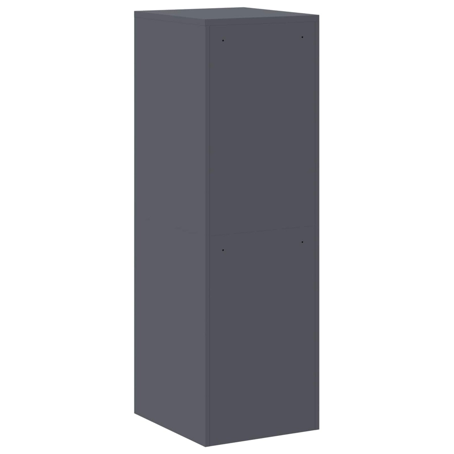 vidaXL File Cabinet Anthracite 44 x 50 x 139 cm Cold-Rolled Steel