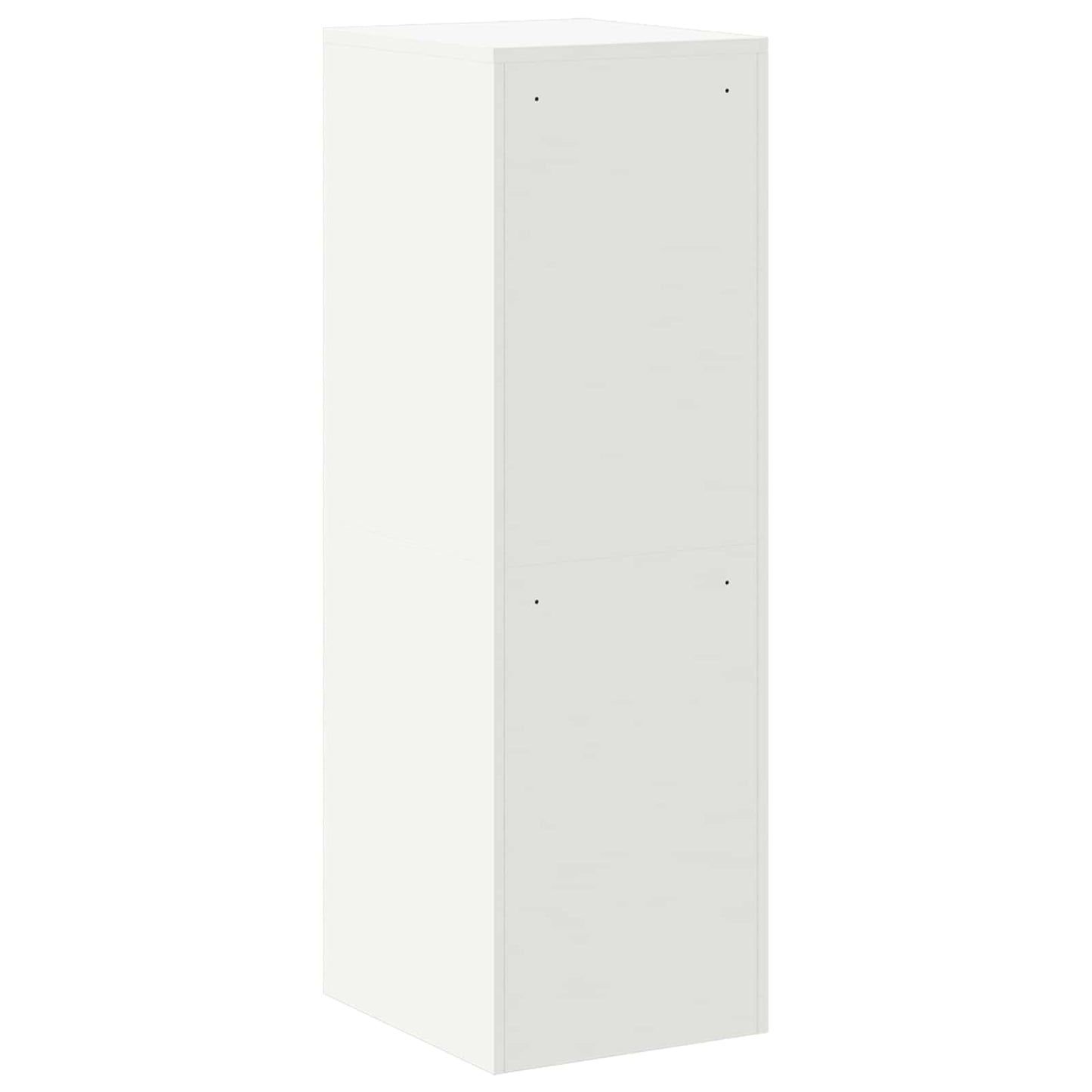 vidaXL File Cabinet Geometric White 44 x 50 x 139 cm Cold-Rolled Steel