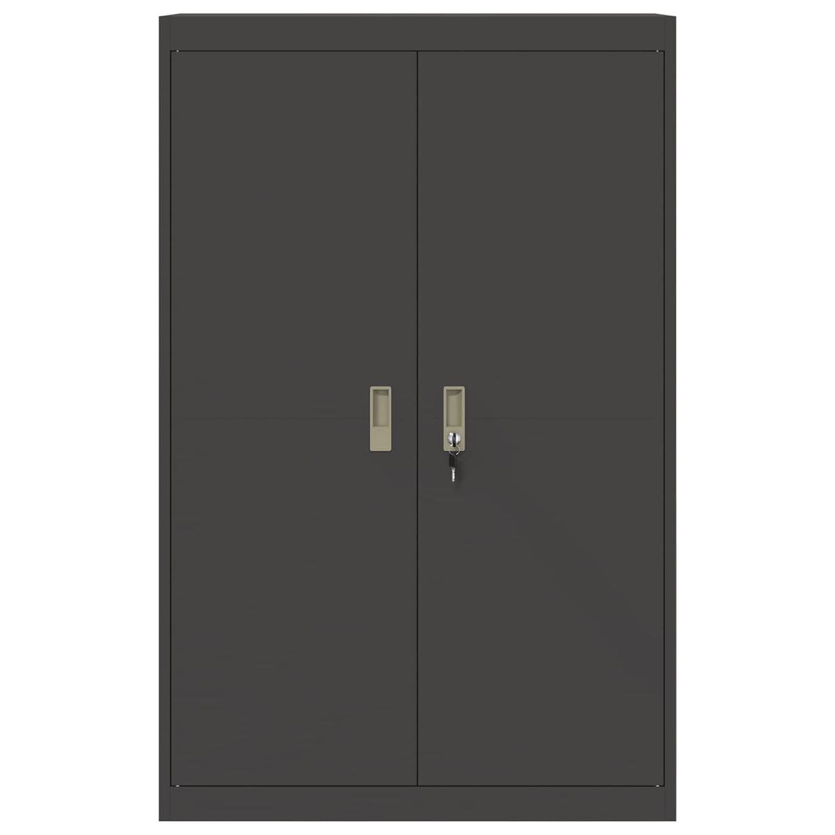 vidaXL Storage Cabinet Black 90 x 40 x 140 cm Steel