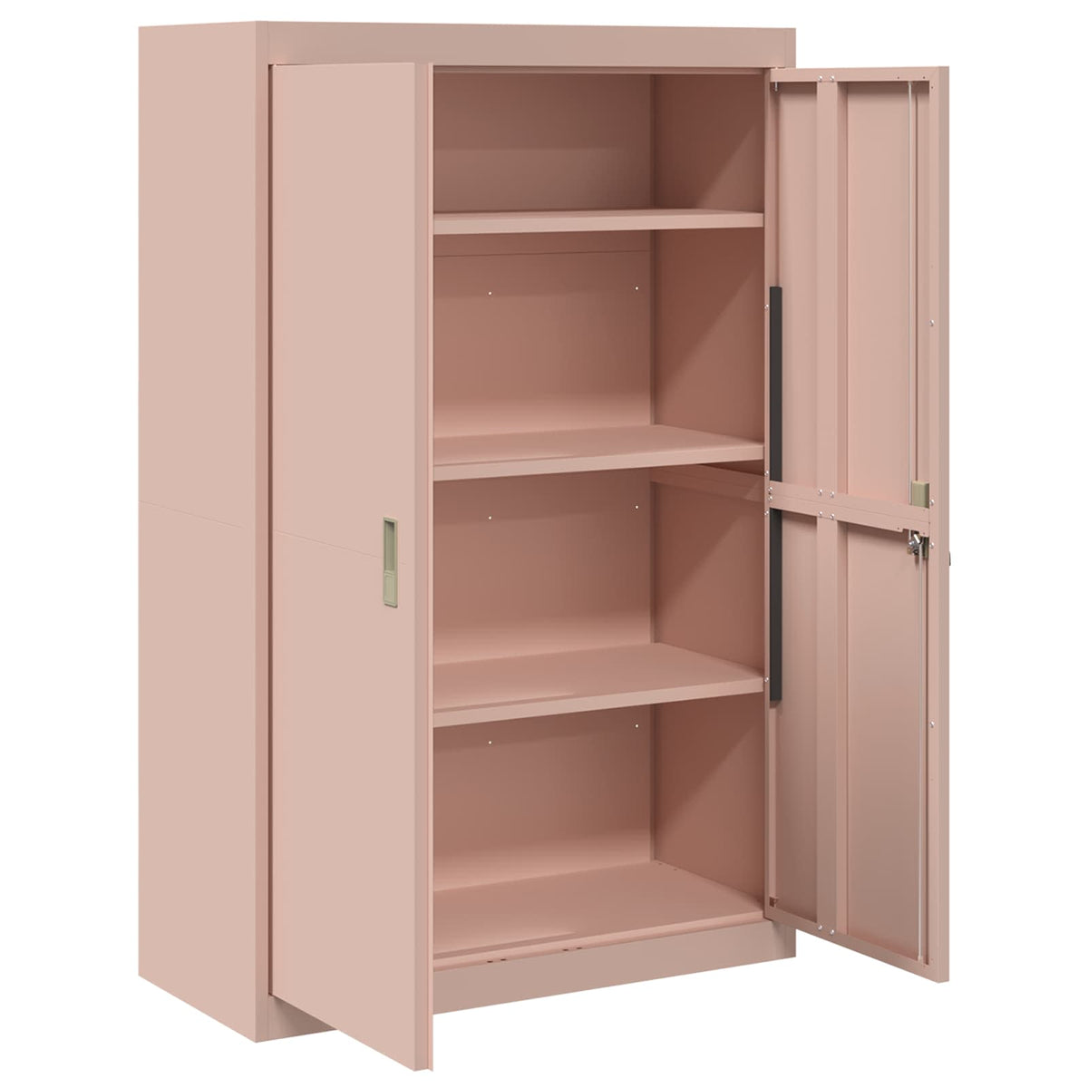 vidaXL Storage Cabinet Pink 90 x 40 x 140 cm Steel