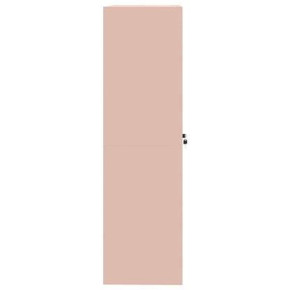 vidaXL Storage Cabinet Pink 90 x 40 x 140 cm Steel