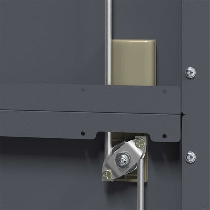 vidaXL Storage Cabinet Anthracite 90 x 40 x 140 cm Steel