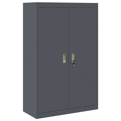 vidaXL Storage Cabinet Anthracite 90 x 40 x 140 cm Steel