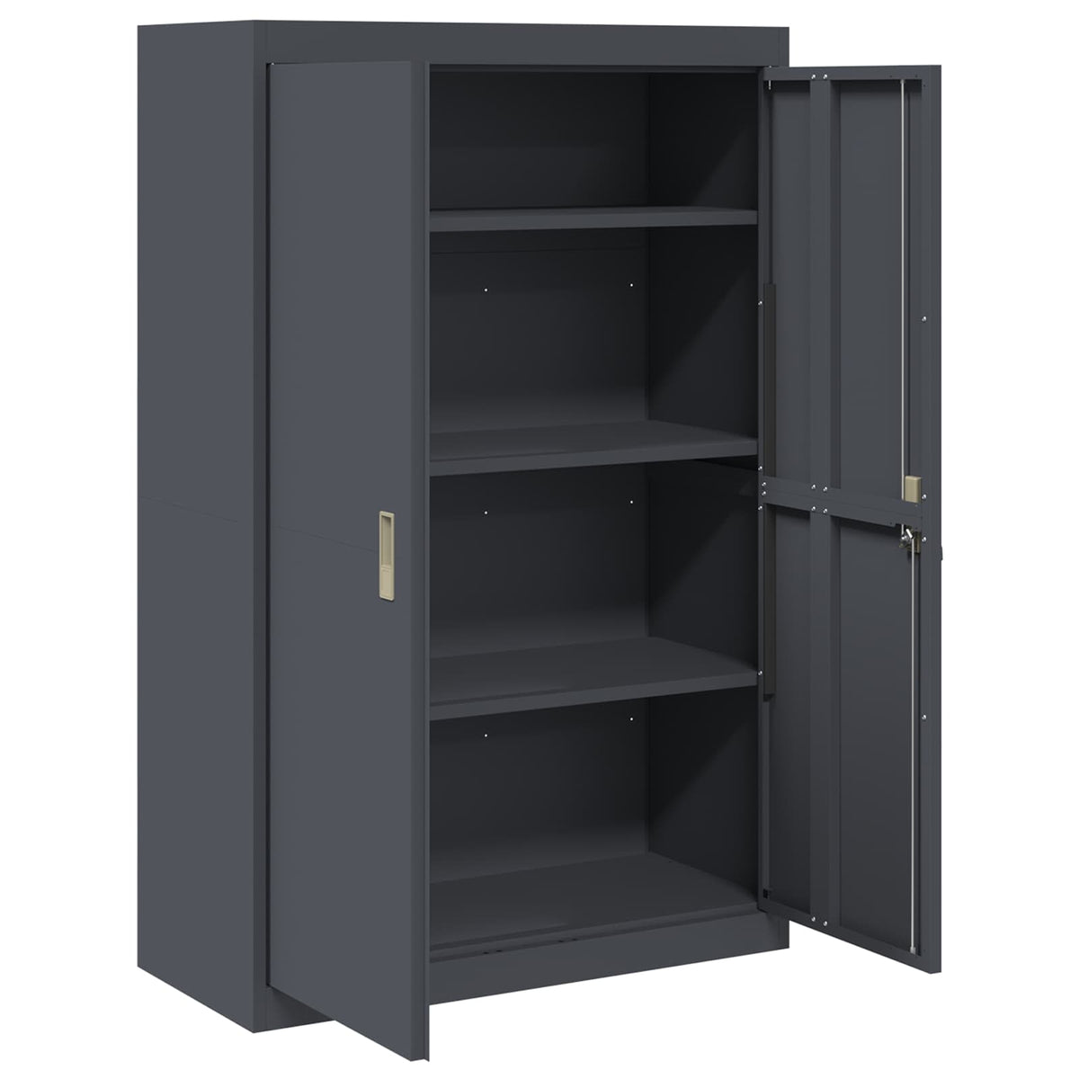 vidaXL Storage Cabinet Anthracite 90 x 40 x 140 cm Steel