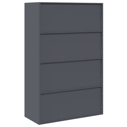 vidaXL Storage Cabinet Anthracite 90 x 40 x 140 cm Steel