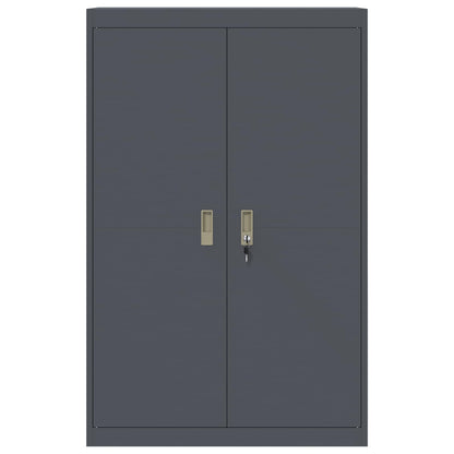vidaXL Storage Cabinet Anthracite 90 x 40 x 140 cm Steel