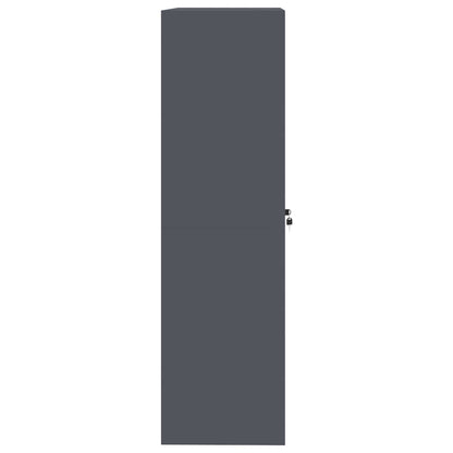 vidaXL Storage Cabinet Anthracite 90 x 40 x 140 cm Steel