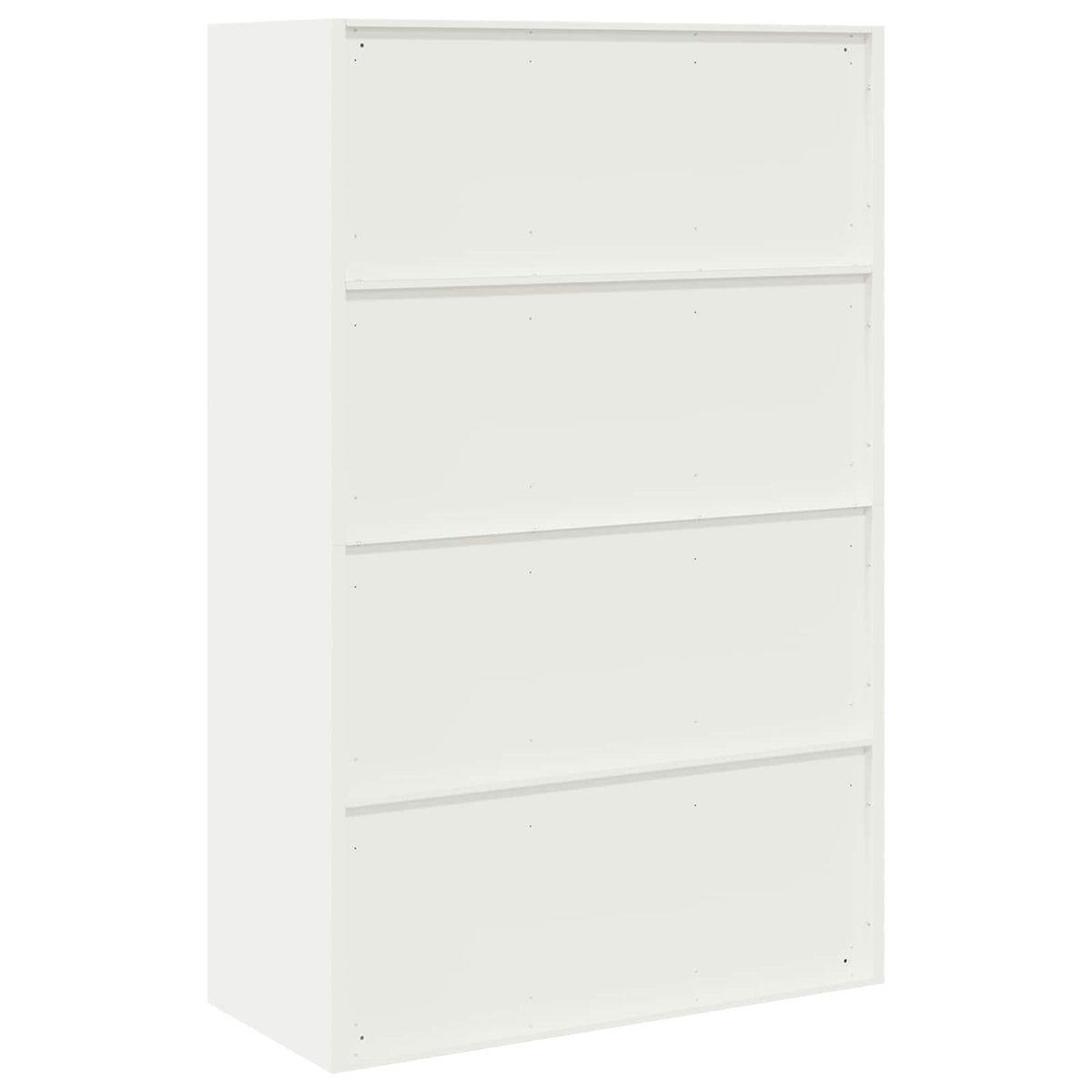 vidaXL Storage Cabinet White 90 x 40 x 140 cm Steel
