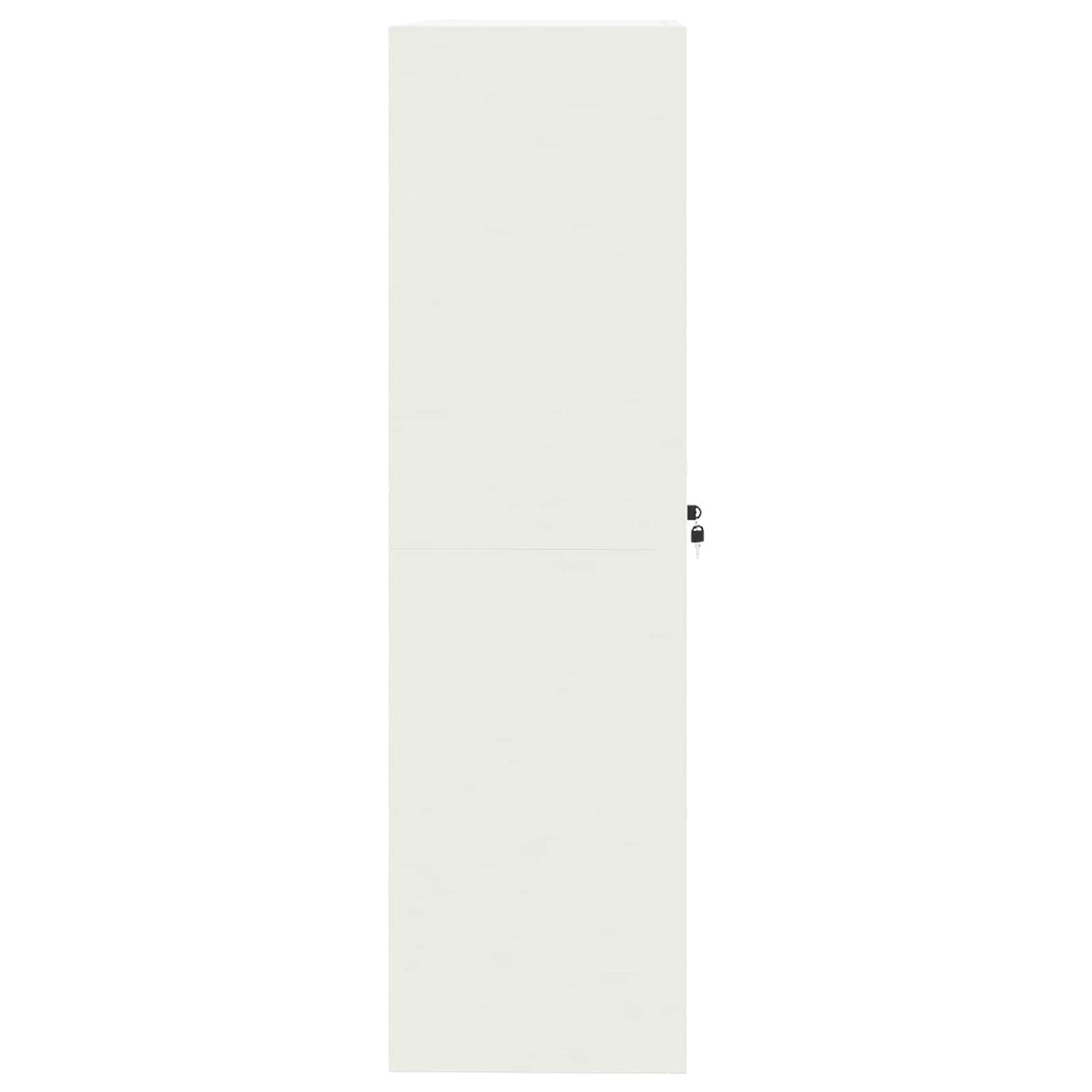 vidaXL Storage Cabinet White 90 x 40 x 140 cm Steel