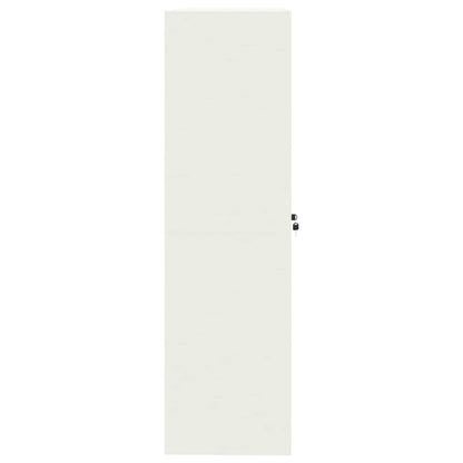 vidaXL Storage Cabinet White 90 x 40 x 140 cm Steel