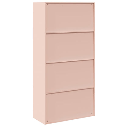 vidaXL Storage Cabinet Pink 90 x 40 x 180 cm Steel