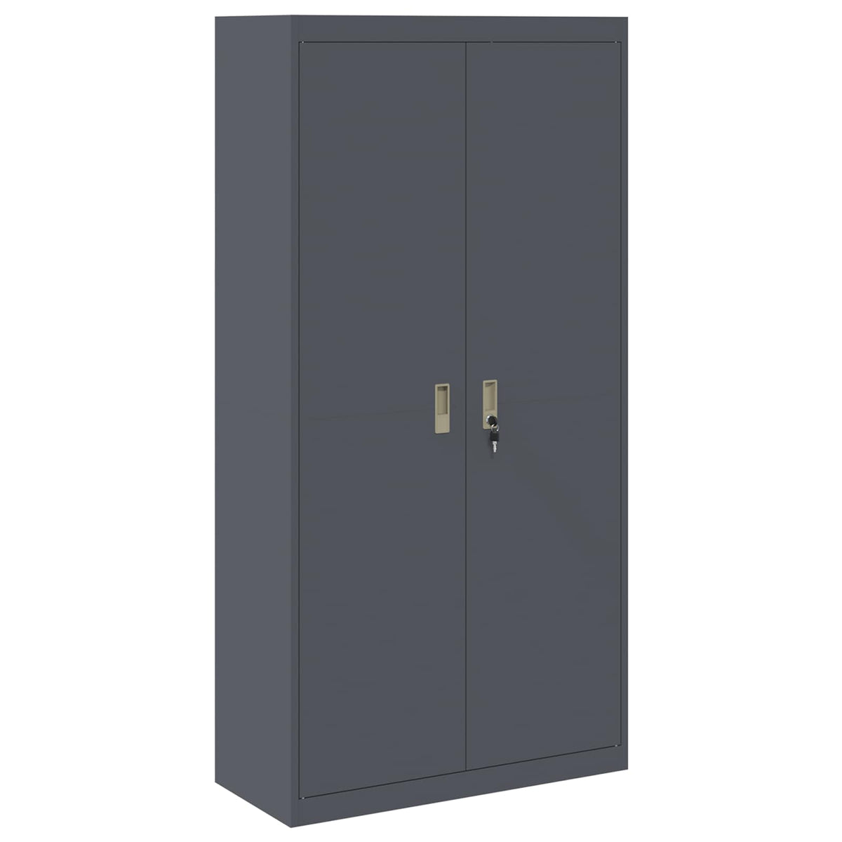 vidaXL Storage Cabinet Anthracite 90 x 40 x 180 cm Steel