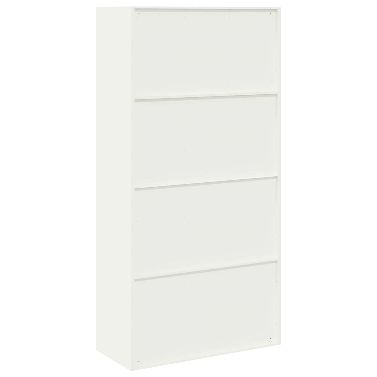 vidaXL Storage Cabinet White 90 x 40 x 180 cm Steel