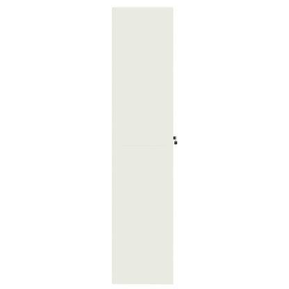 vidaXL Storage Cabinet White 90 x 40 x 180 cm Steel