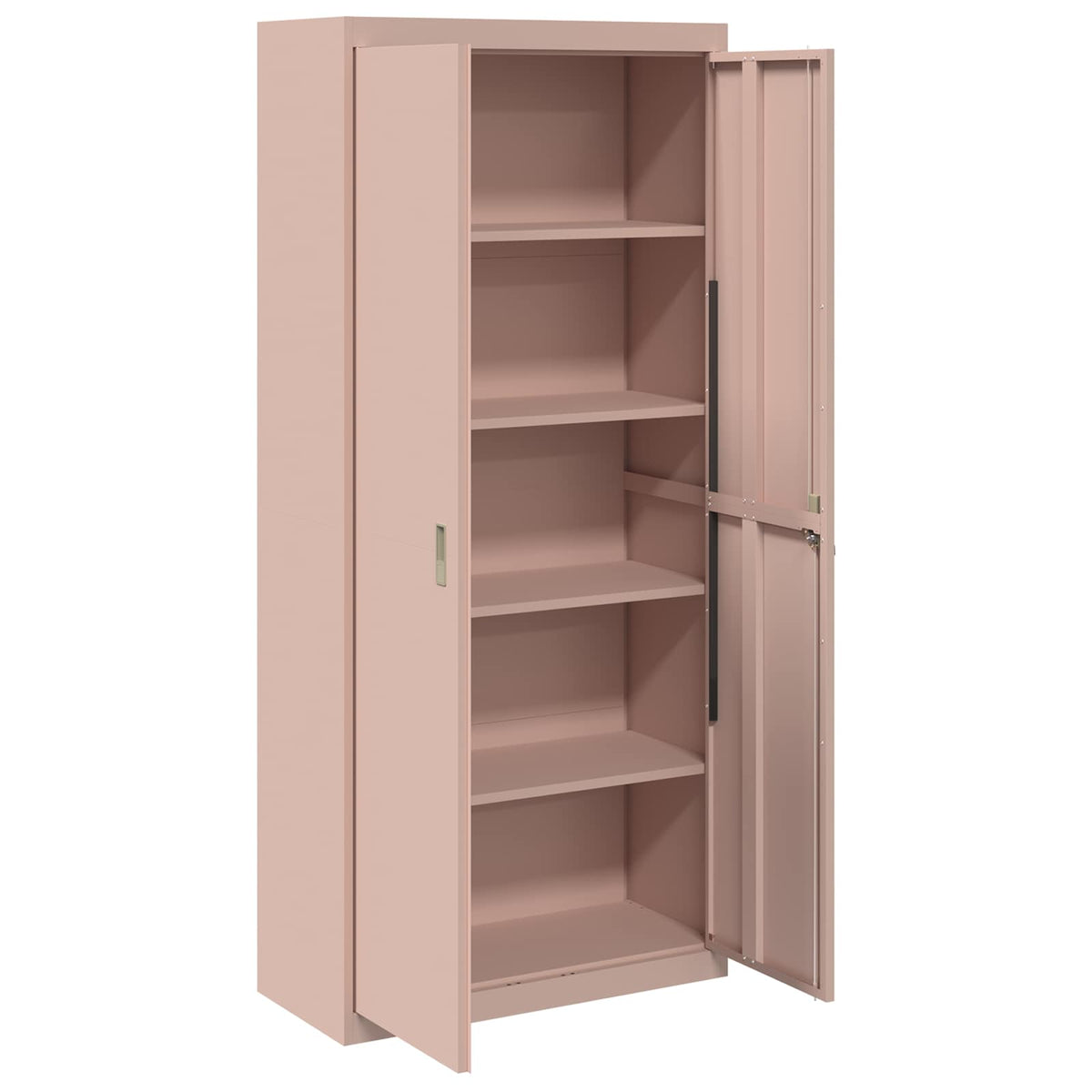 vidaXL Storage Cabinet Pink 90 x 40 x 200 cm Steel