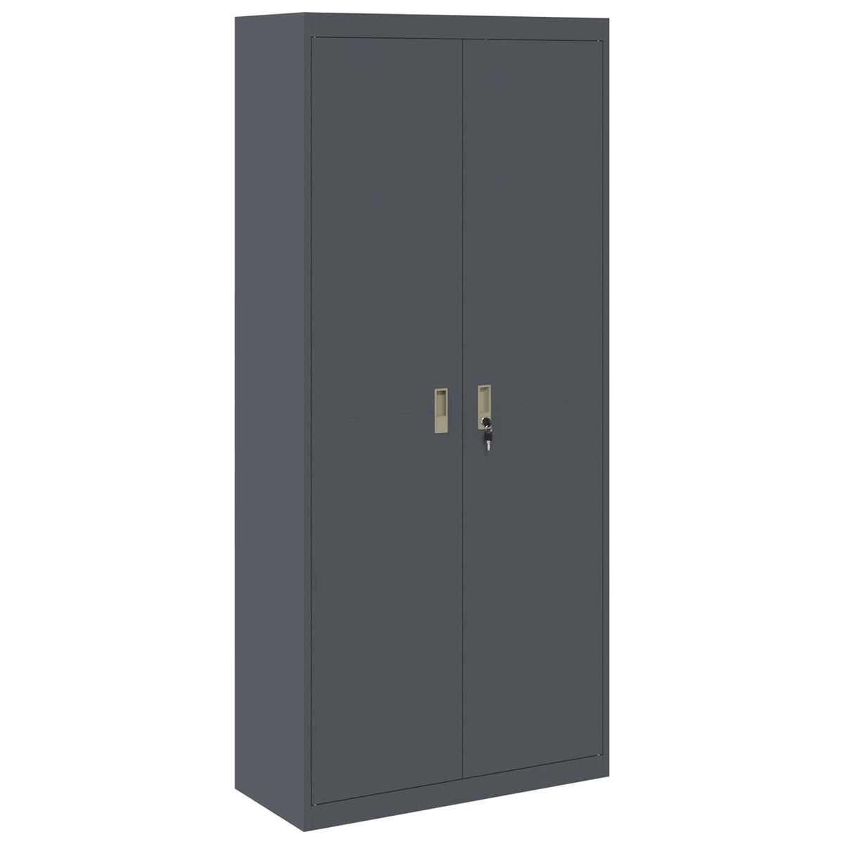 vidaXL Storage Cabinet Anthracite 90 x 40 x 200 cm Steel