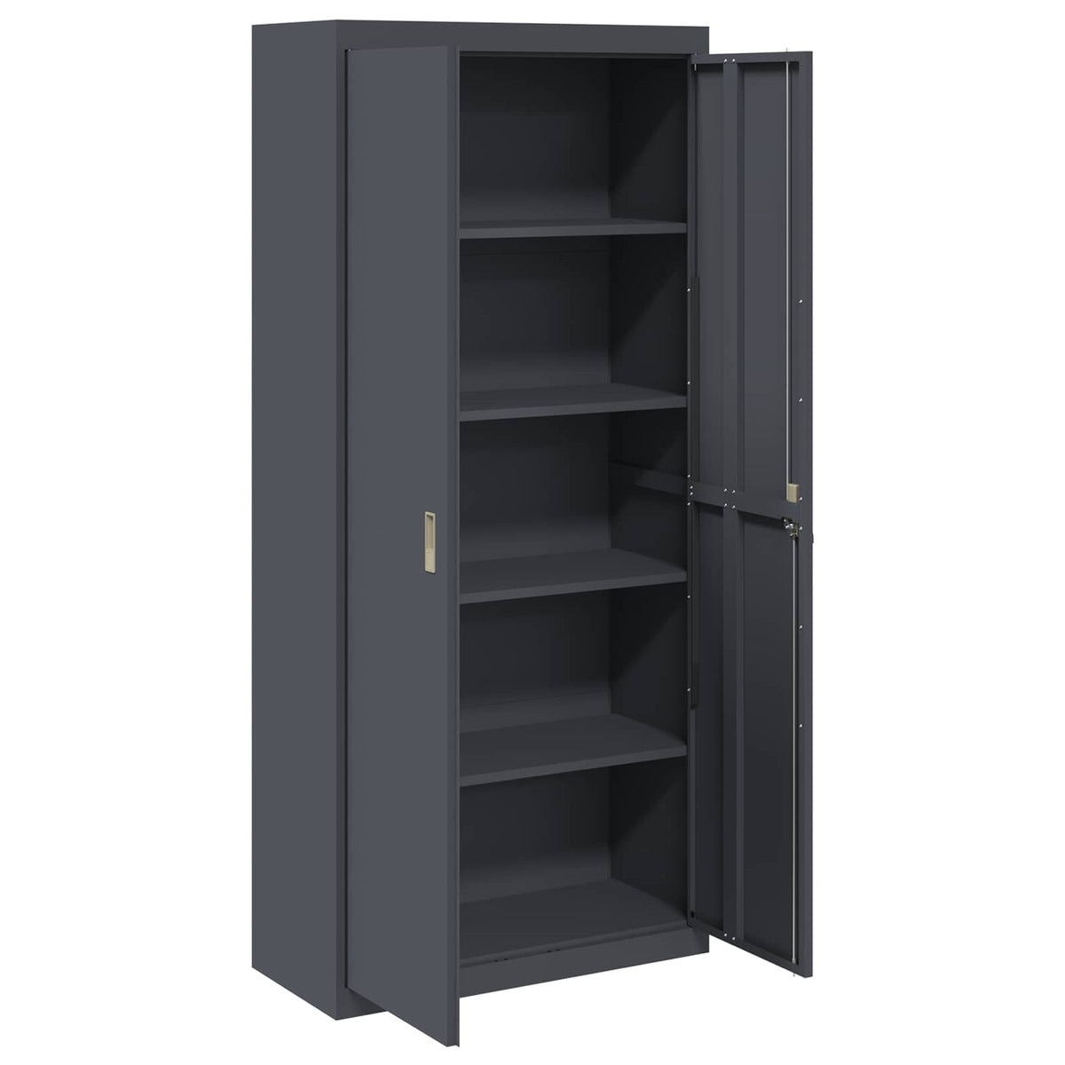 vidaXL Storage Cabinet Anthracite 90 x 40 x 200 cm Steel
