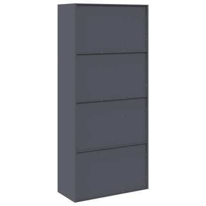 vidaXL Storage Cabinet Anthracite 90 x 40 x 200 cm Steel