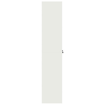 vidaXL Storage Cabinet White 90 x 40 x 200 cm Steel