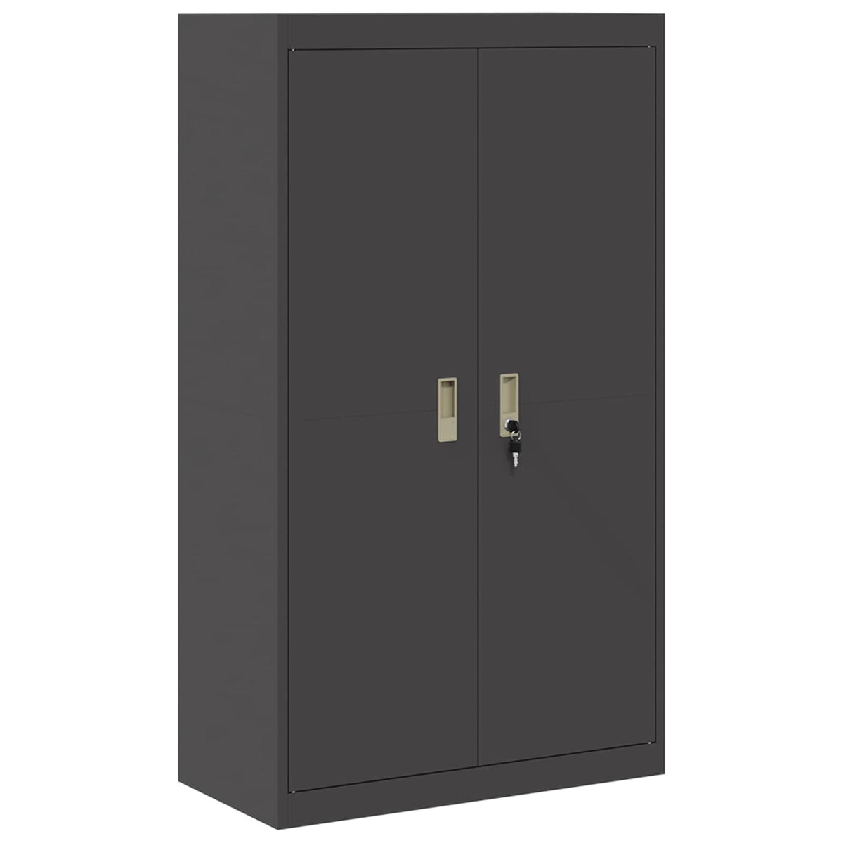 vidaXL Storage Cabinet Black 80 x 40 x140 cm Steel
