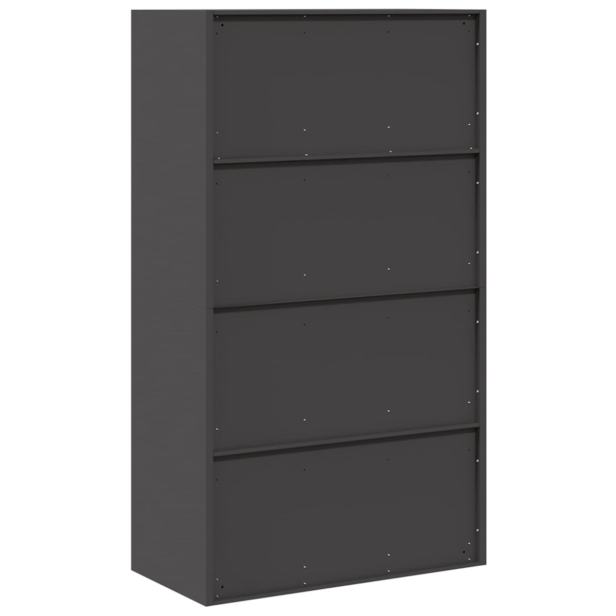 vidaXL Storage Cabinet Black 80 x 40 x140 cm Steel