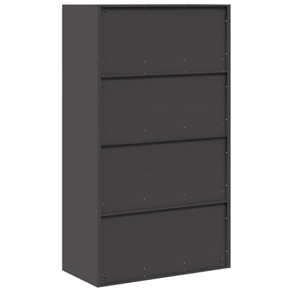 vidaXL Storage Cabinet Black 80 x 40 x140 cm Steel