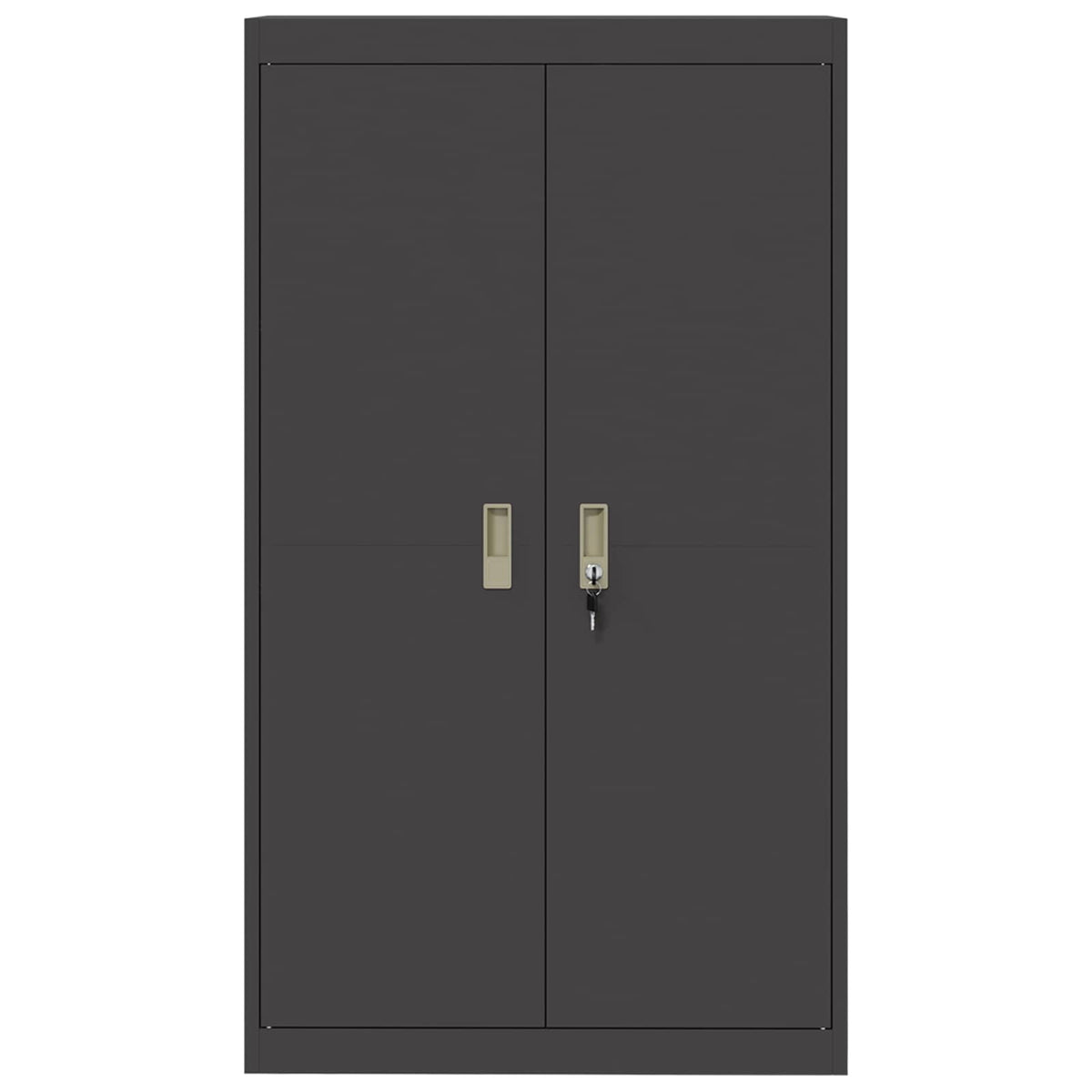vidaXL Storage Cabinet Black 80 x 40 x140 cm Steel