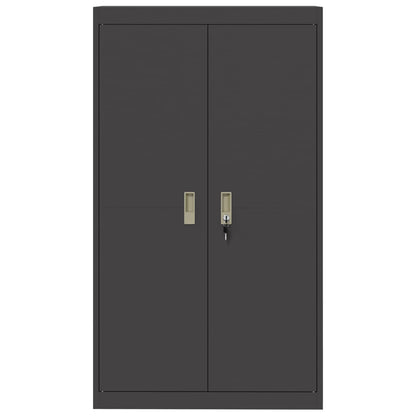vidaXL Storage Cabinet Black 80 x 40 x140 cm Steel