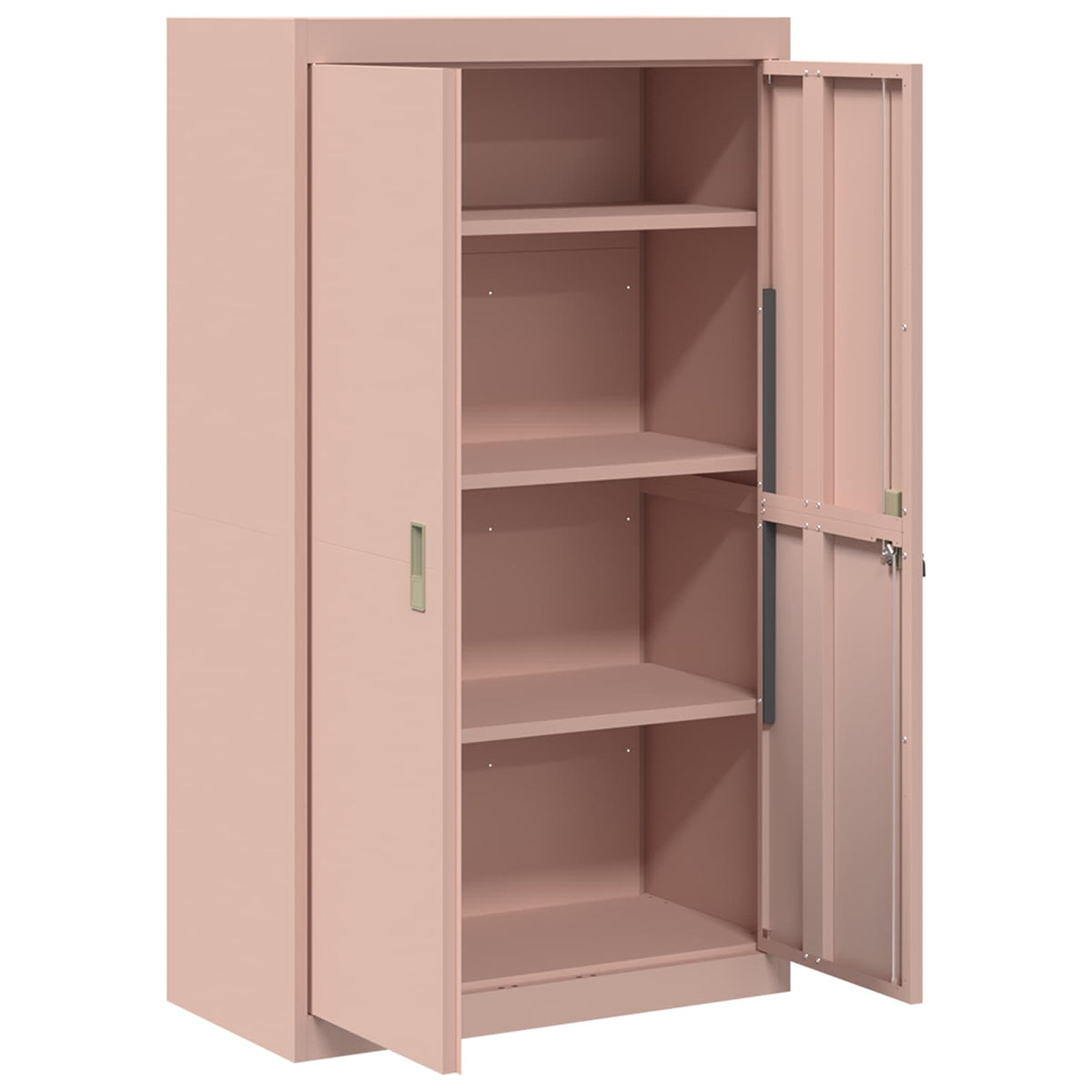 vidaXL Storage Cabinet Pink 80 x 40 x140 cm Steel