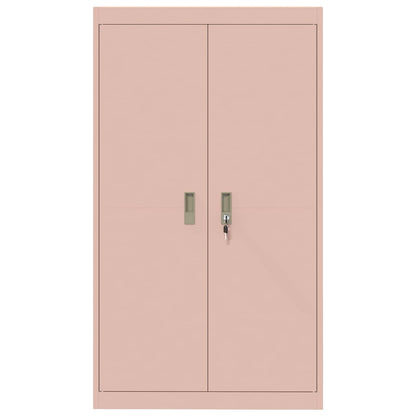 vidaXL Storage Cabinet Pink 80 x 40 x140 cm Steel