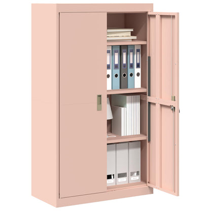 vidaXL Storage Cabinet Pink 80 x 40 x140 cm Steel