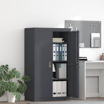 vidaXL Storage Cabinet Anthracite 80 x 40 x140 cm Steel