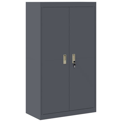 vidaXL Storage Cabinet Anthracite 80 x 40 x140 cm Steel