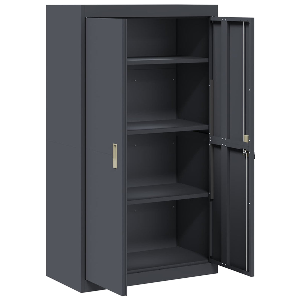 vidaXL Storage Cabinet Anthracite 80 x 40 x140 cm Steel