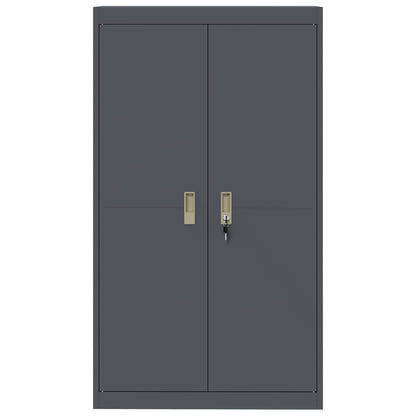 vidaXL Storage Cabinet Anthracite 80 x 40 x140 cm Steel