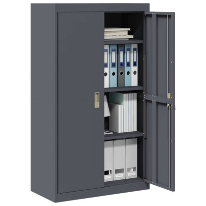 vidaXL Storage Cabinet Anthracite 80 x 40 x140 cm Steel