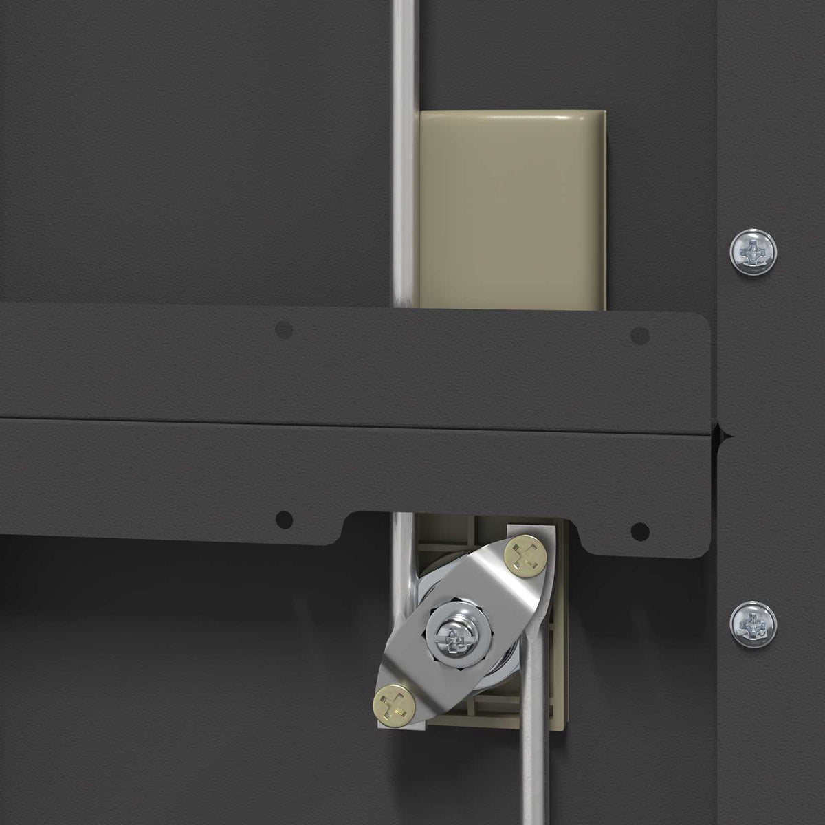 vidaXL Storage Cabinet Black 80 x 40 x180 cm Steel