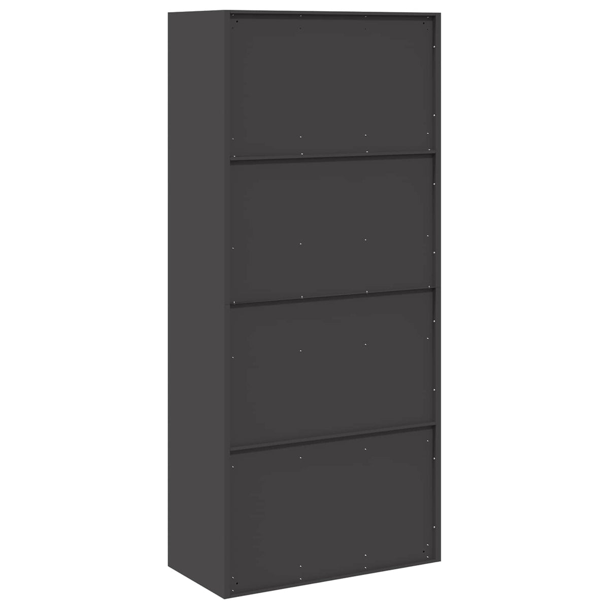 vidaXL Storage Cabinet Black 80 x 40 x180 cm Steel