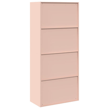 vidaXL Storage Cabinet Pink 80 x 40 x180 cm Steel
